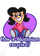 How is Aluminium recycled?