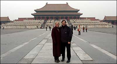 Ollies Mum & Dad in the Forbidden city