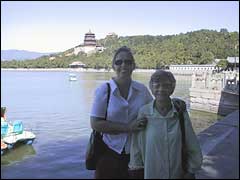 Jane and June at the Summer Palace in Beijing
