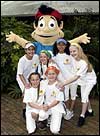 Ollie and kids at the launch