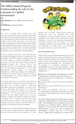 EINGANA &ndash; Victorian Association of Environmental Education December 2007