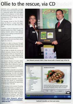 Ollie Article in Fisheries R & D News Volume 14 November 2006