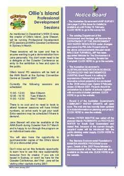 Water Education Network e-news Issue 24 January 2007