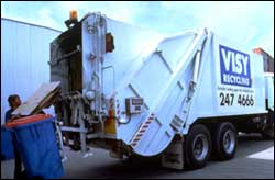Visy Recycling collection truck