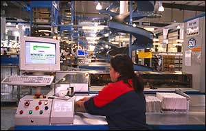 Computer controlled mail sorting