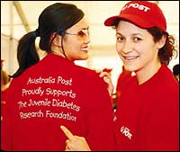 Australia Post staff raise money for juvenile diabetes