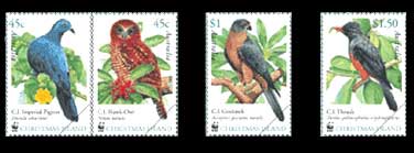 Christmas Island Birds stamps