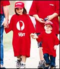 Kids in Australia Post t-shirts