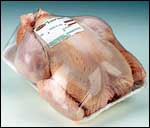 Ingham chicken on plastic tray