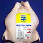 Ingham chicken in shrink bag