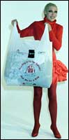 Jeanie Little with collection bag