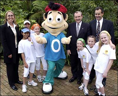 Ollie and friends spread the word about a sustainable future