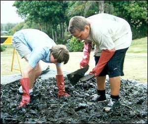 Rubbish collected from creek - Tweed Shire