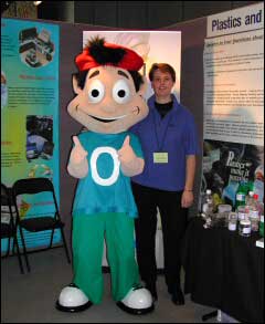 Ollie and his friendElise at Science Show