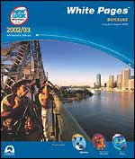Queensland White Pages cover