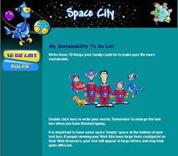 Project template example