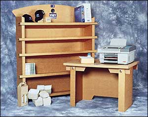 Olympics furniture from recycled materials