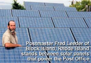 Solar Panels power Post Office